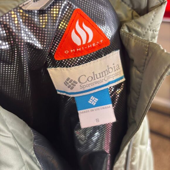 Columbia Women's Green Omni-Heat Quilted Zip Up Jacket Small - Picture 7 of 7